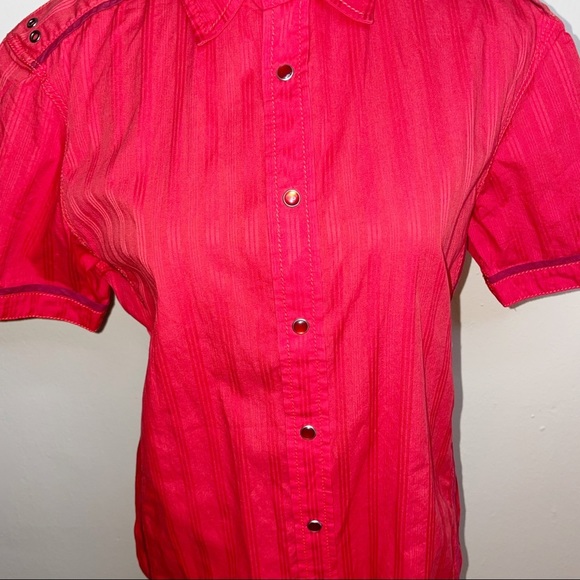 INC international red button down shirt - Picture 4 of 6